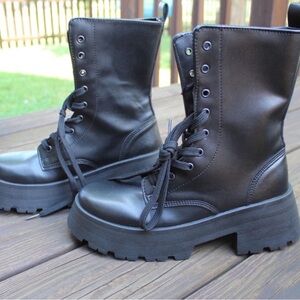 ASOS Black Chunky Combat Boots